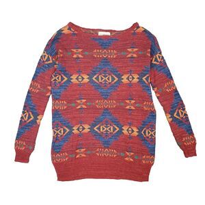 Ralph Lauren Demin & Supply Southwestern Sweater XS Aztec Boho Western